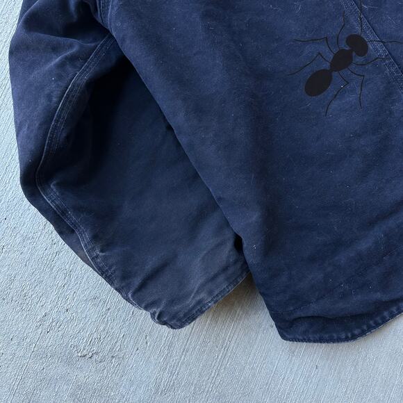 Vintage Y2K Carhartt YOUTH YC61 MDT blue chore work wear jacket - Picture 7 of 8